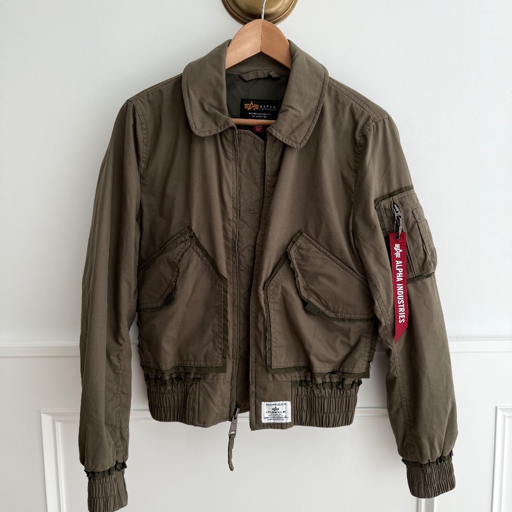 Alpha Industries Bomber Jacket CWU 36/P MOD W, OG-107 GREEN